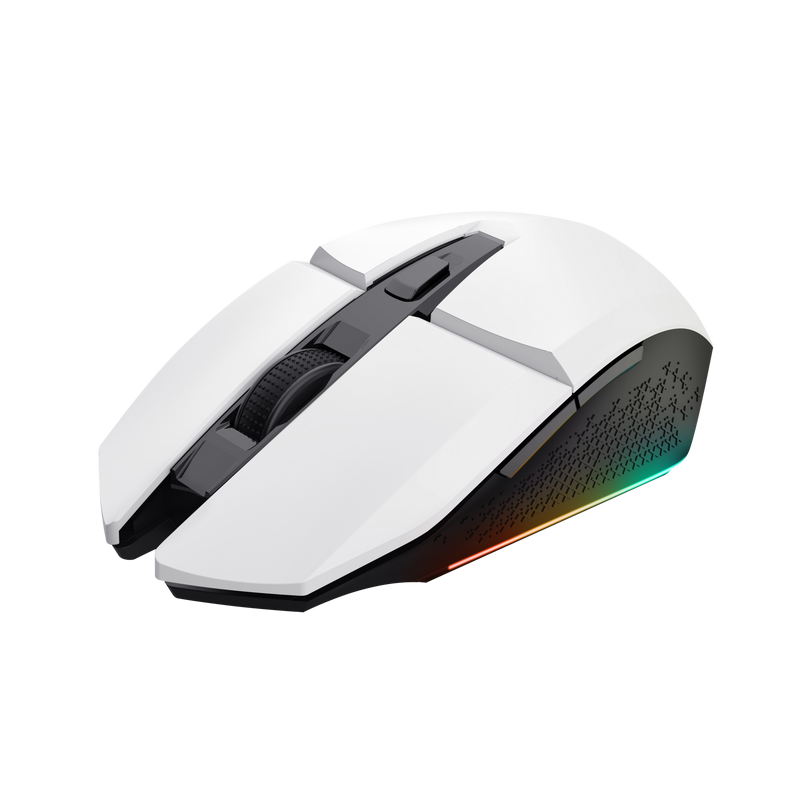 MOUSE Trust GXT110W FELOX 4800 DPI, alb "TR-25069"