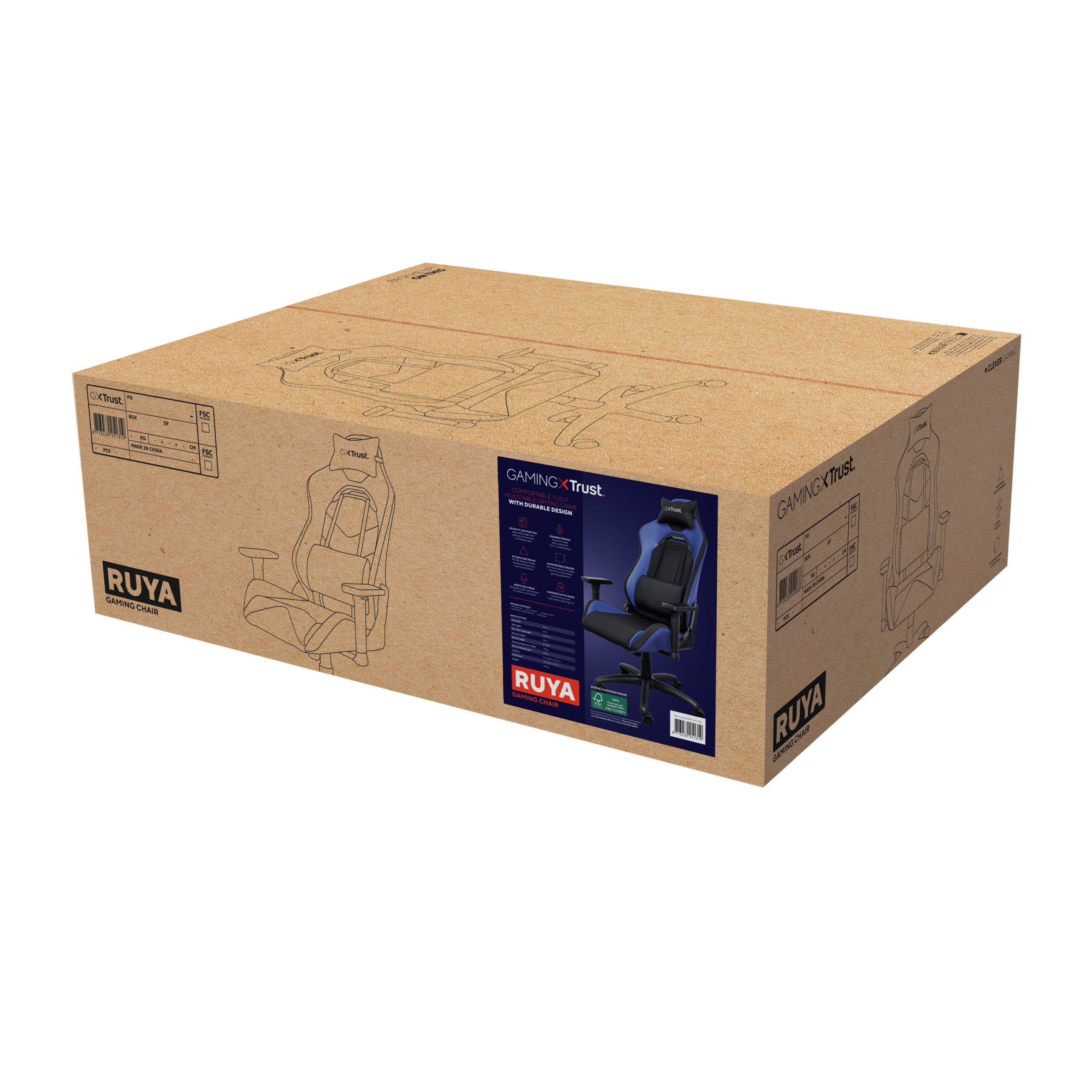 Scaun gaming Trust GXT 714B Ruya "TR-25131"
