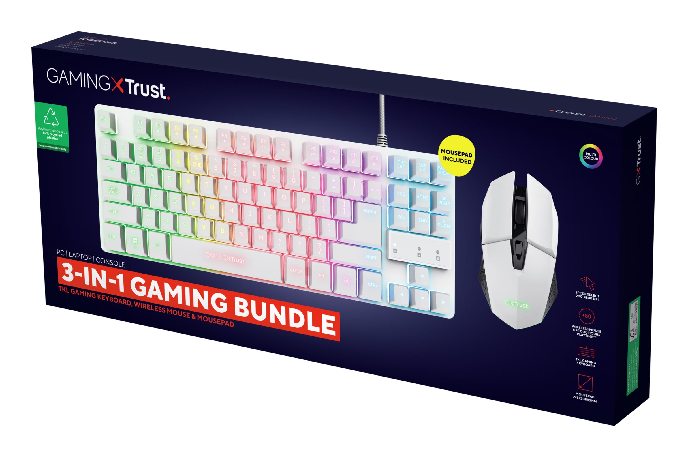 GXT 794W 3-in-1 Gaming Bundle White "TR-25232"