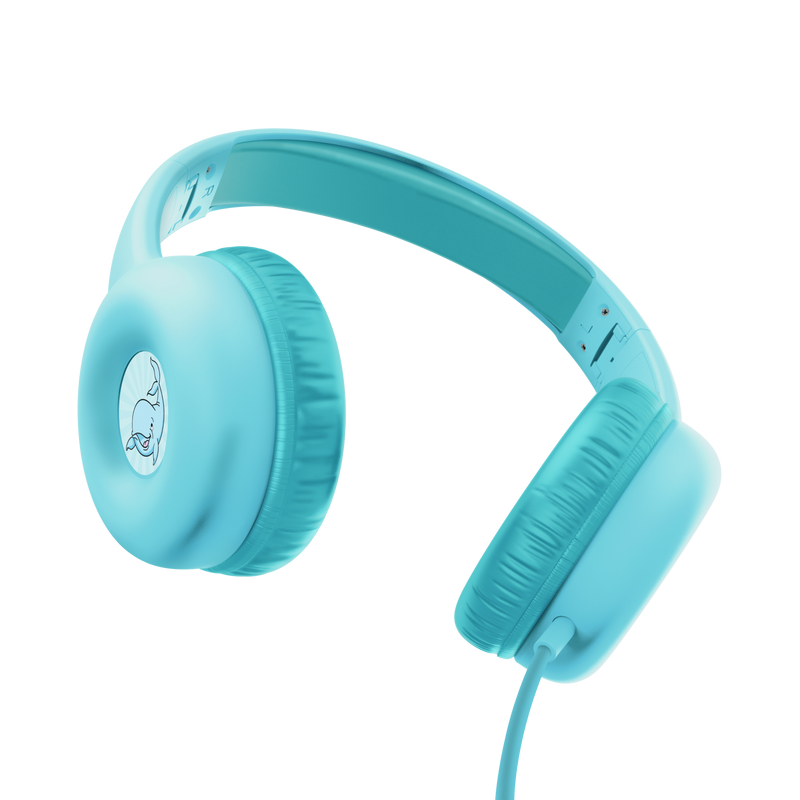 Casti Trust Nouna cu fir kids, albastru "TR-25278"