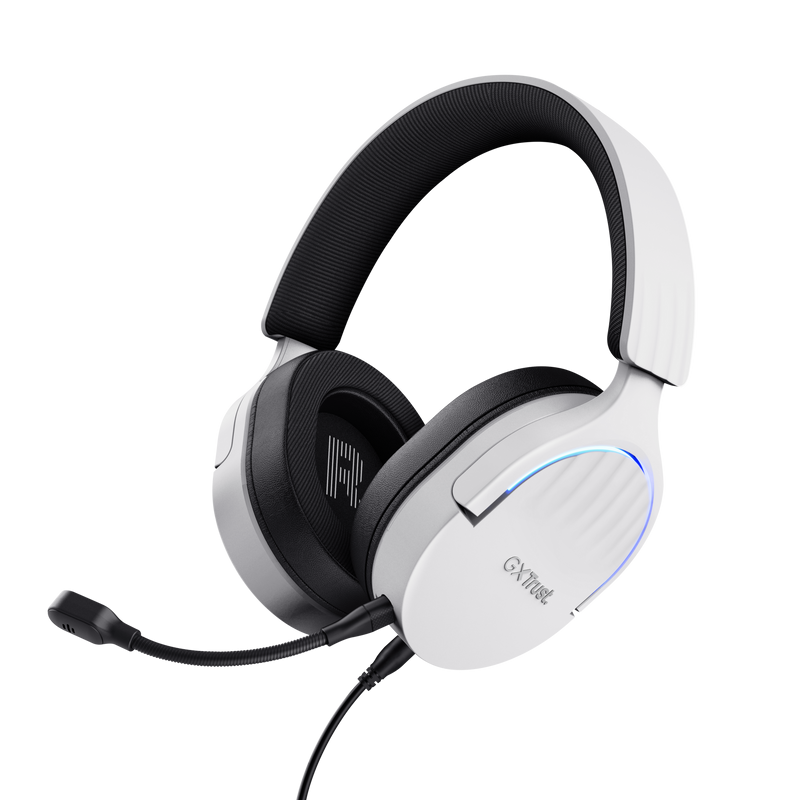 Casti Trust GXT 490P Fayzo cu fir, alb "TR-25302"