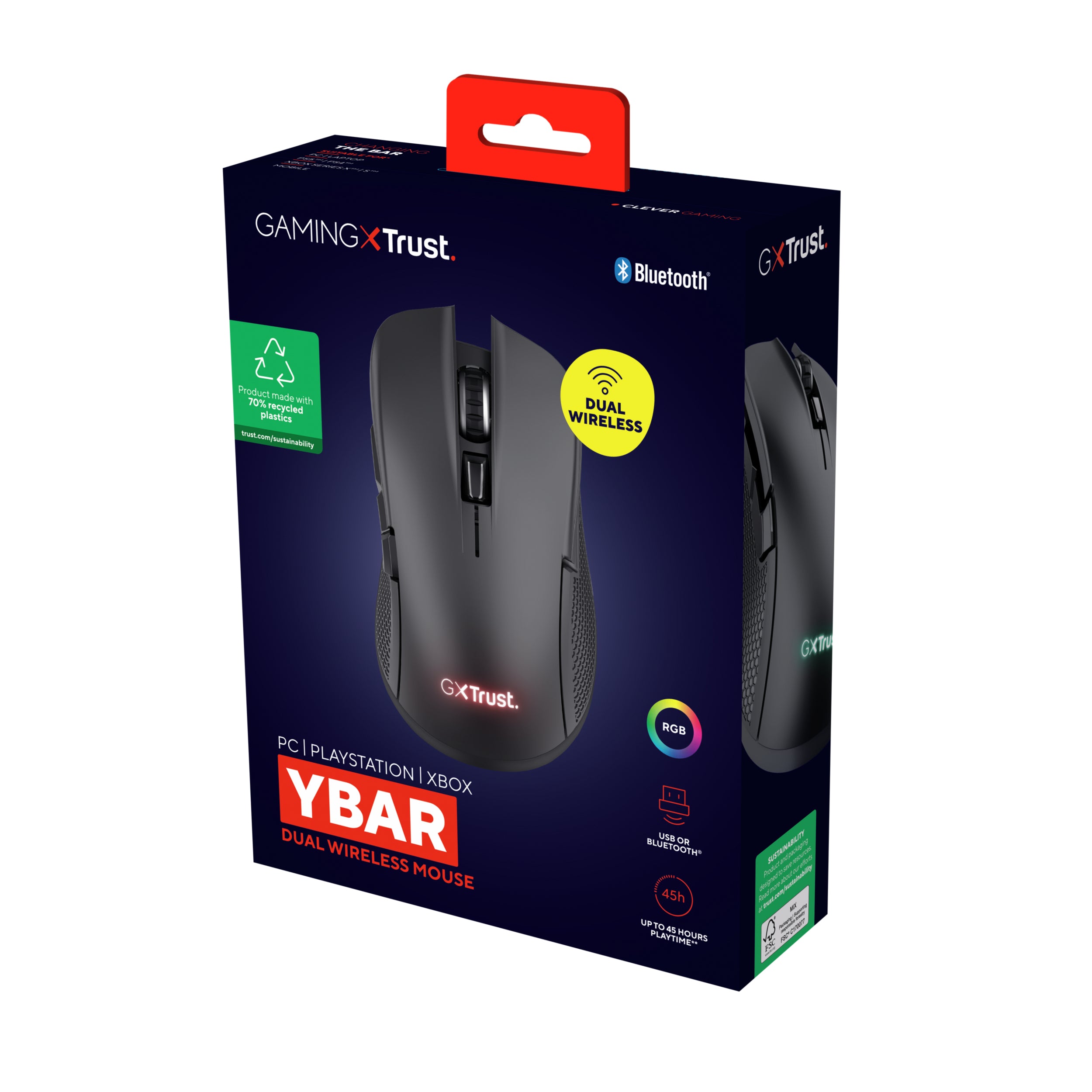 Mouse WS Trust GXT 931 Ybar 7200 DPI ng "TR-25330"