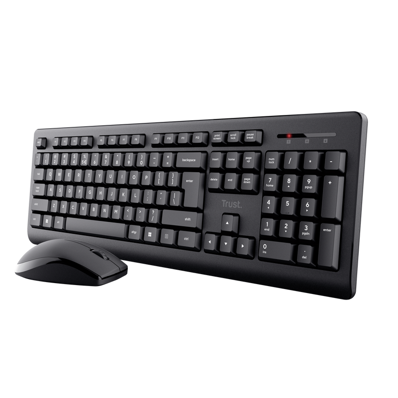 Kit Trust Primo mouse+tastatura, negru "TR-25347"