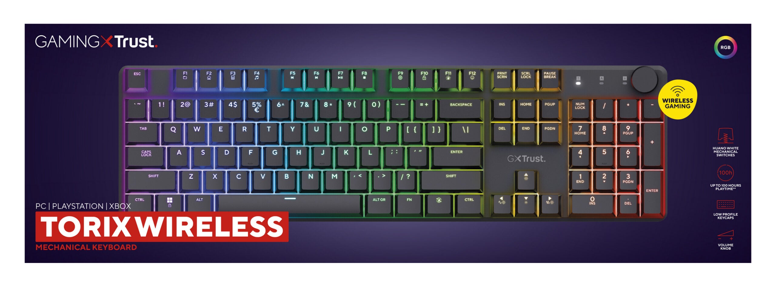 Tastatura Trust GXT 868 Torix WS, ng "TR-25368"