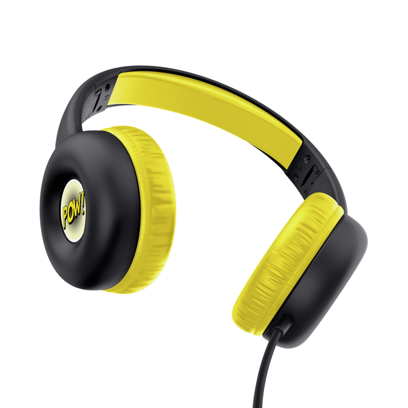 Casti Trust Nouna cu fir kids, negru "TR-25406"