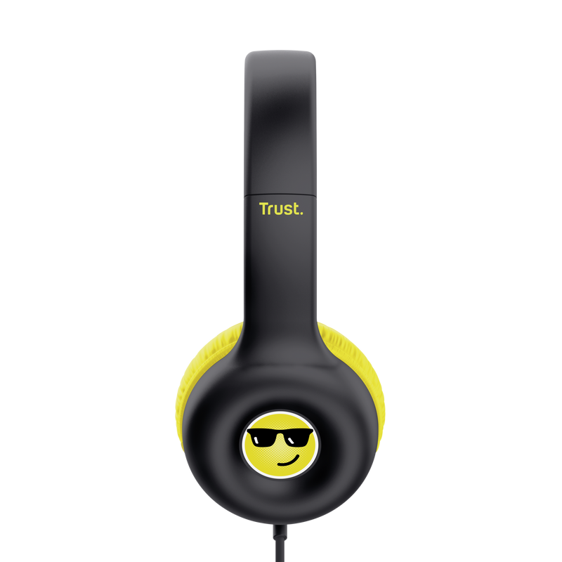 Casti Trust Nouna cu fir kids, negru "TR-25406"