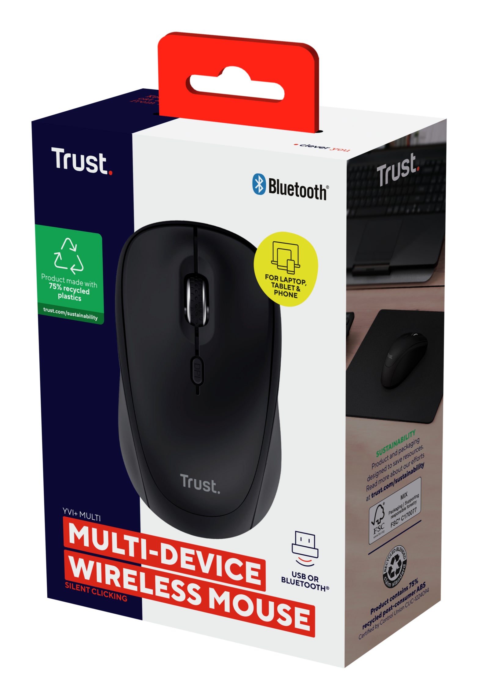 Trust Yvi Wireless Mouse - black "TR-25440"