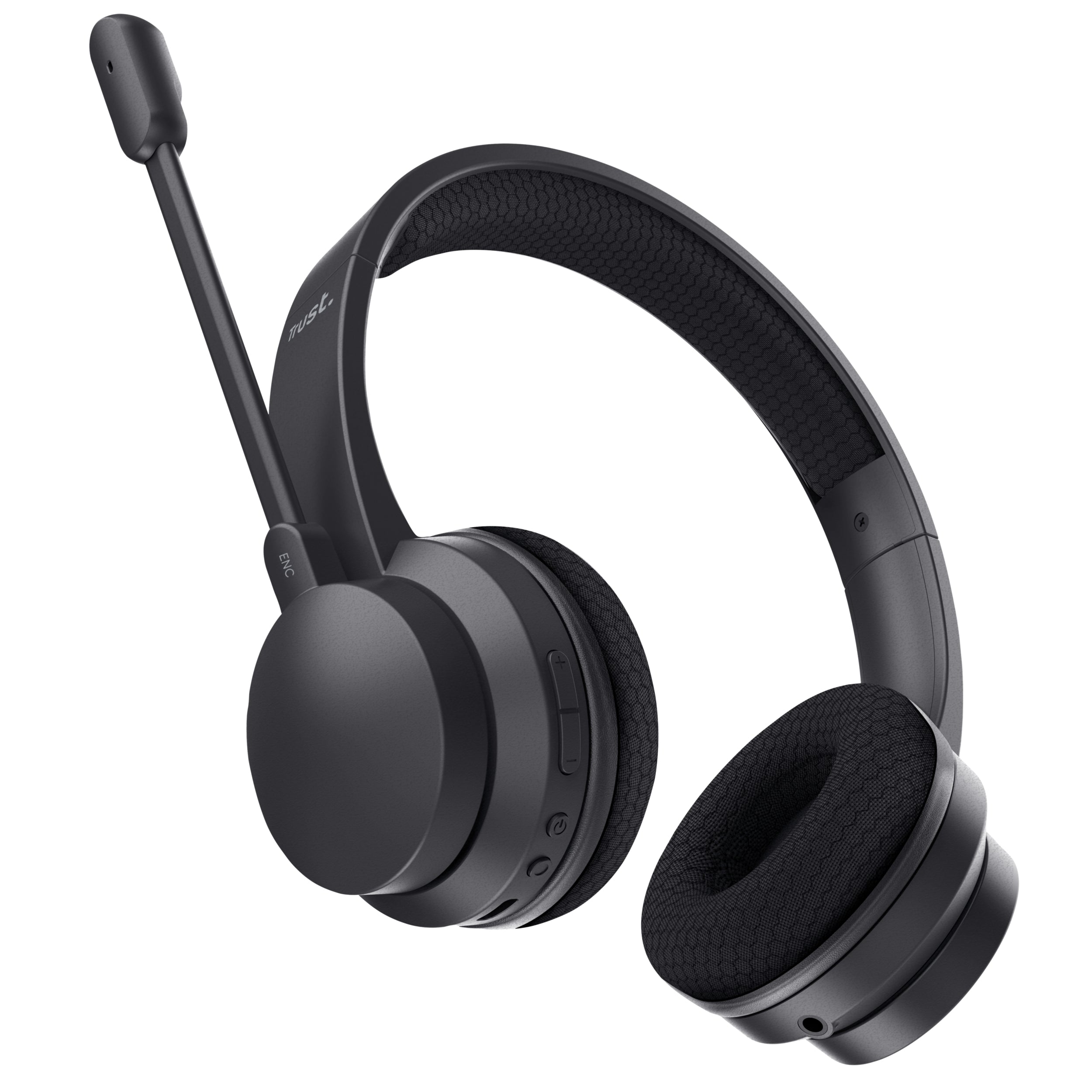 Casti Trust Ayda WS ENC, negru "TR-25463"