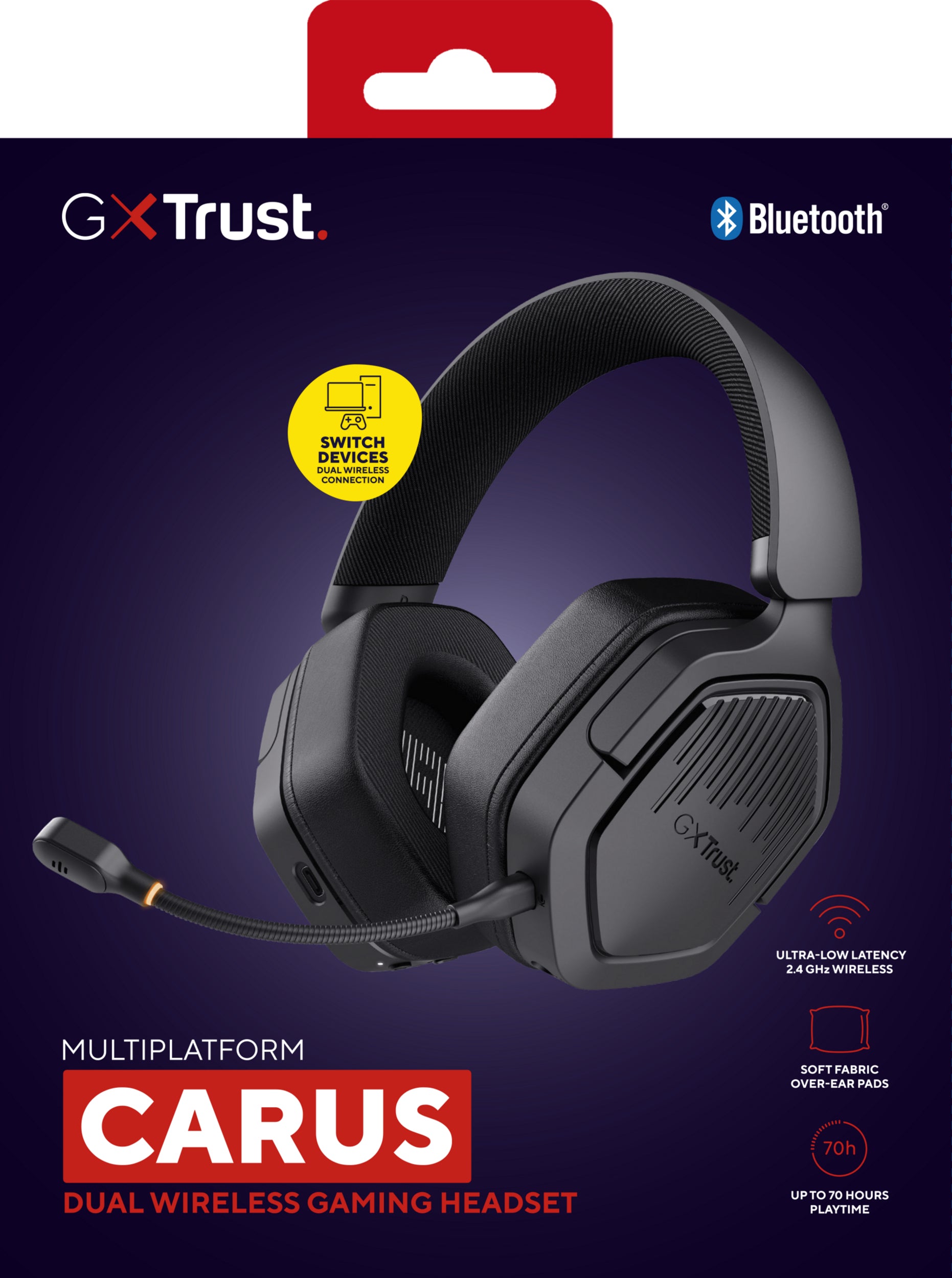 Casti WS Trust GXT 493 Carus, negru "TR-25491"