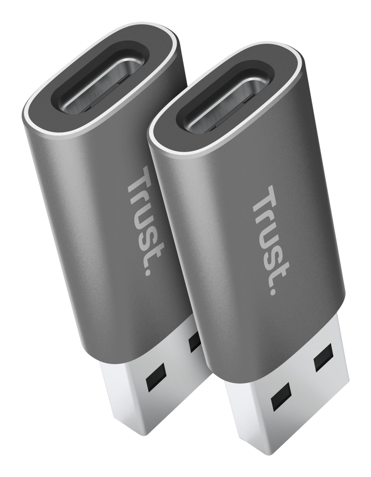 Adaptor Trust Calyx USB-A-USB-C, gri "TR-25573"