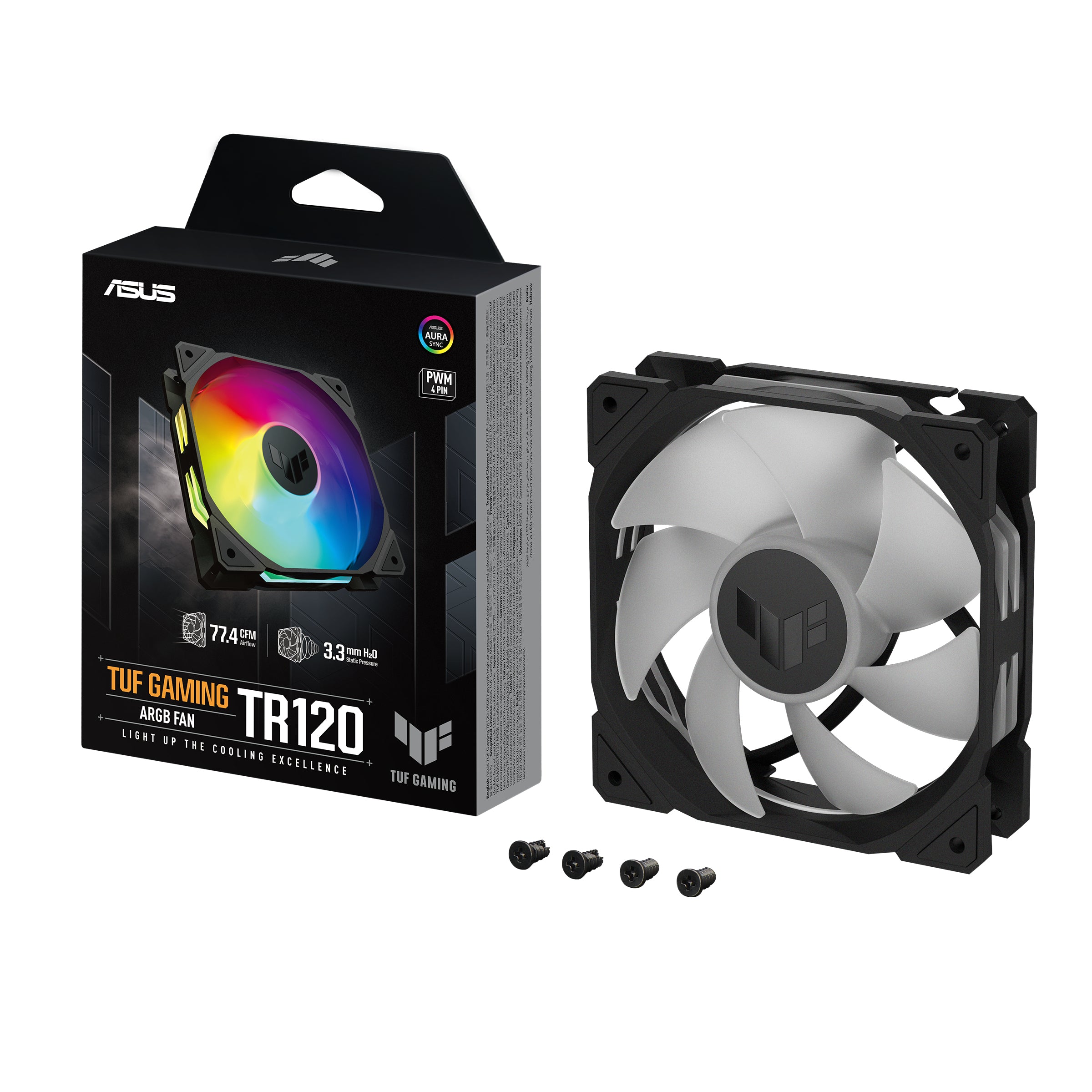 VENTILATOR Asus TUF Gaming TF120 ARGB Black "TR120-1/BK"