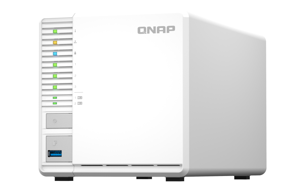NAS Qnap 364 3BAY 2.9GHZ 8GB TWR SATA 