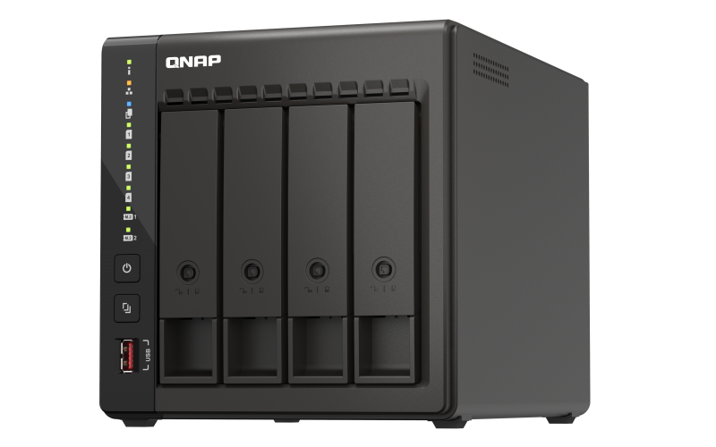 NAS QNAP 453E 4BAY 2.6GHZ TWR SATA, "TS-453E-8G"