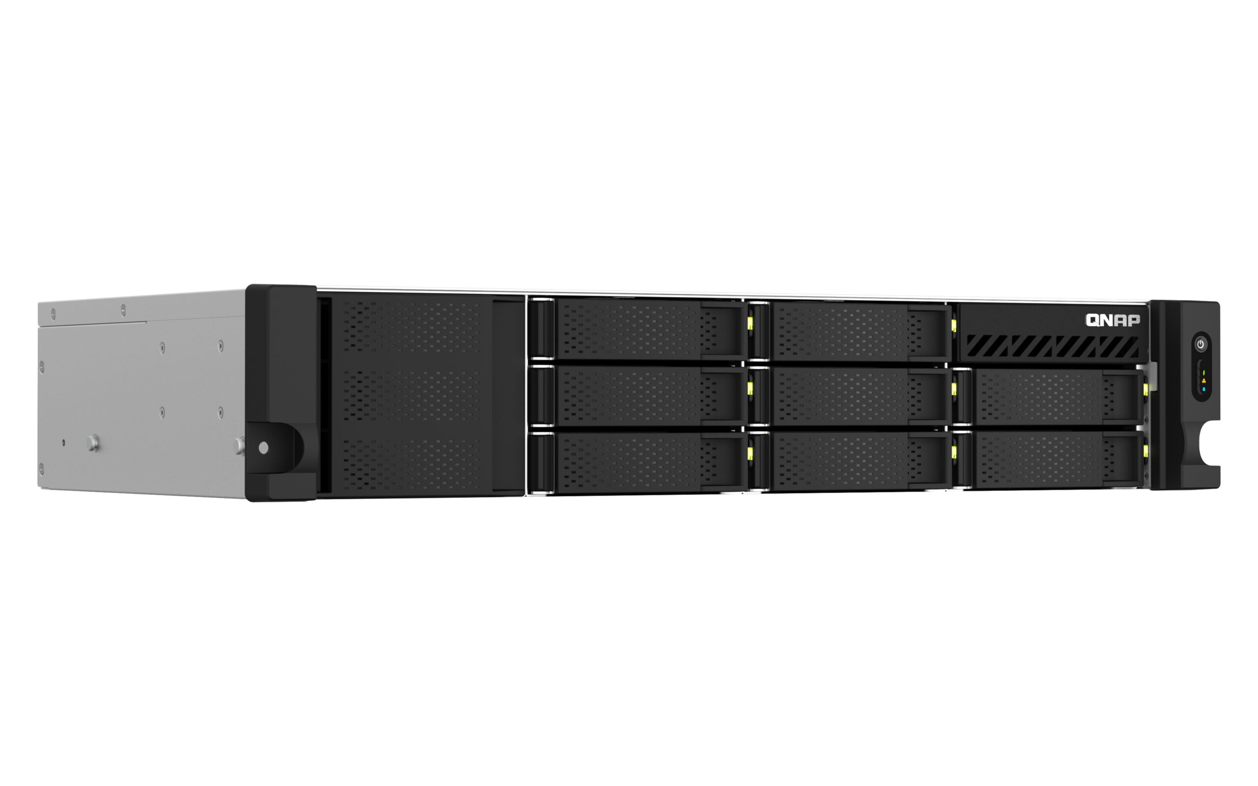 NAS QNAP 864AEU 8BAY 2.2GHZ 4GB 2U SATA "TS-864EU-RP-8G"
