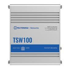 SWITCH Teltonika POE+ "TSW100", 5 x LAN port 10/100/1000 Mbps PoE+, buget PoE 120W "TSW100000000"