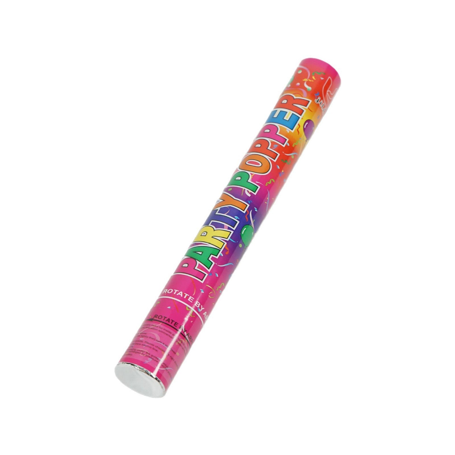 Tub de Confetti, Clasic, 40x5 cm, Confetii Asortate din Plastic, Eliberare prin Rasucire, Multicolor