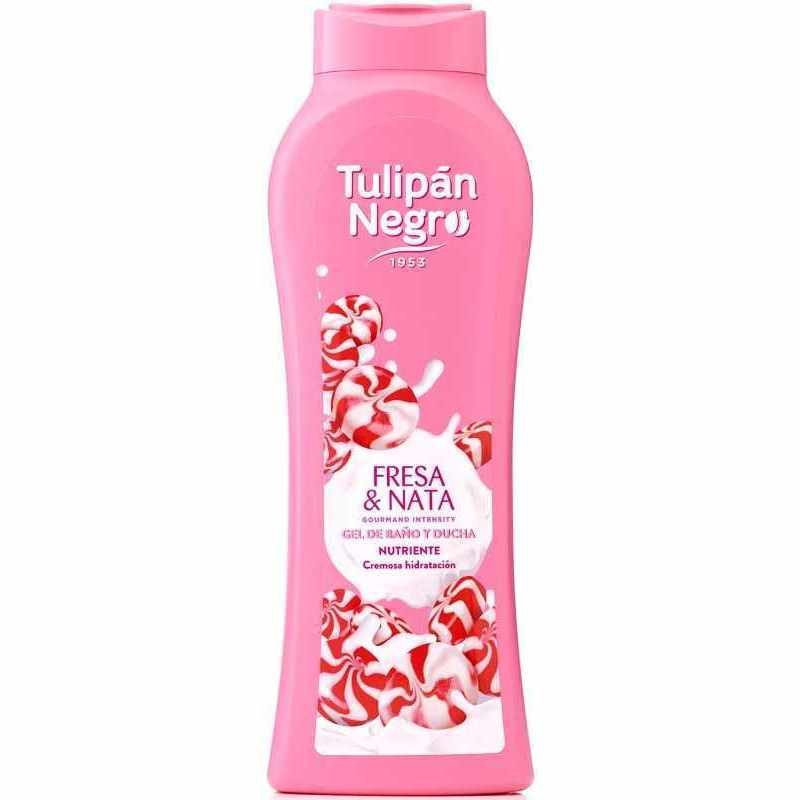 Gel de Dus, TULIPAN, Negro Fresa Nata, 650 ml