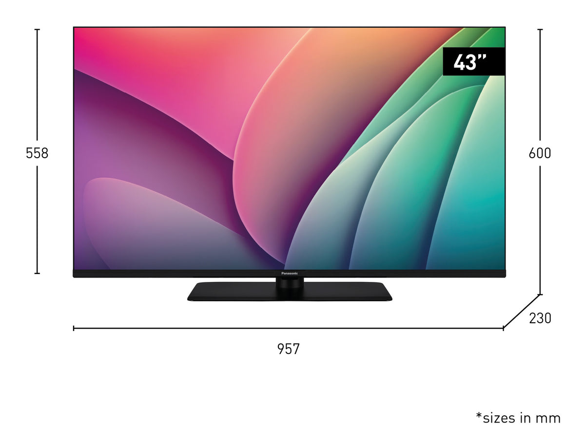 Televizor Panasonic, TV-43W80AEZ, Smart, 109 cm, QLED, 4K HDR 