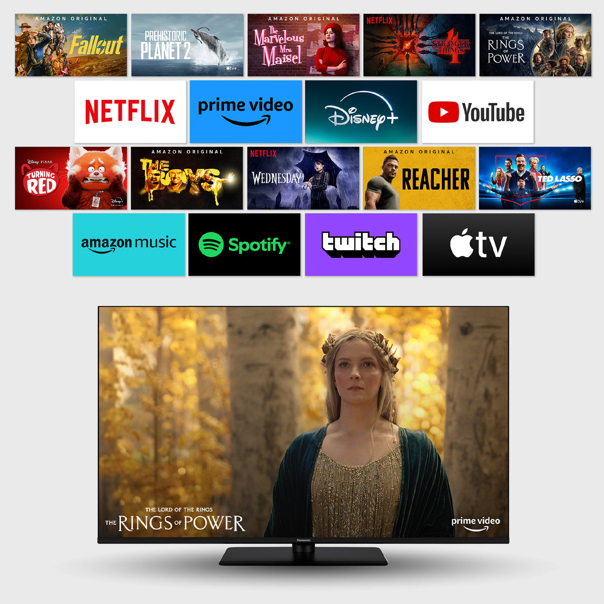 Televizor Panasonic, TV-43W80AEZ, Smart, 109 cm, QLED, 4K HDR 