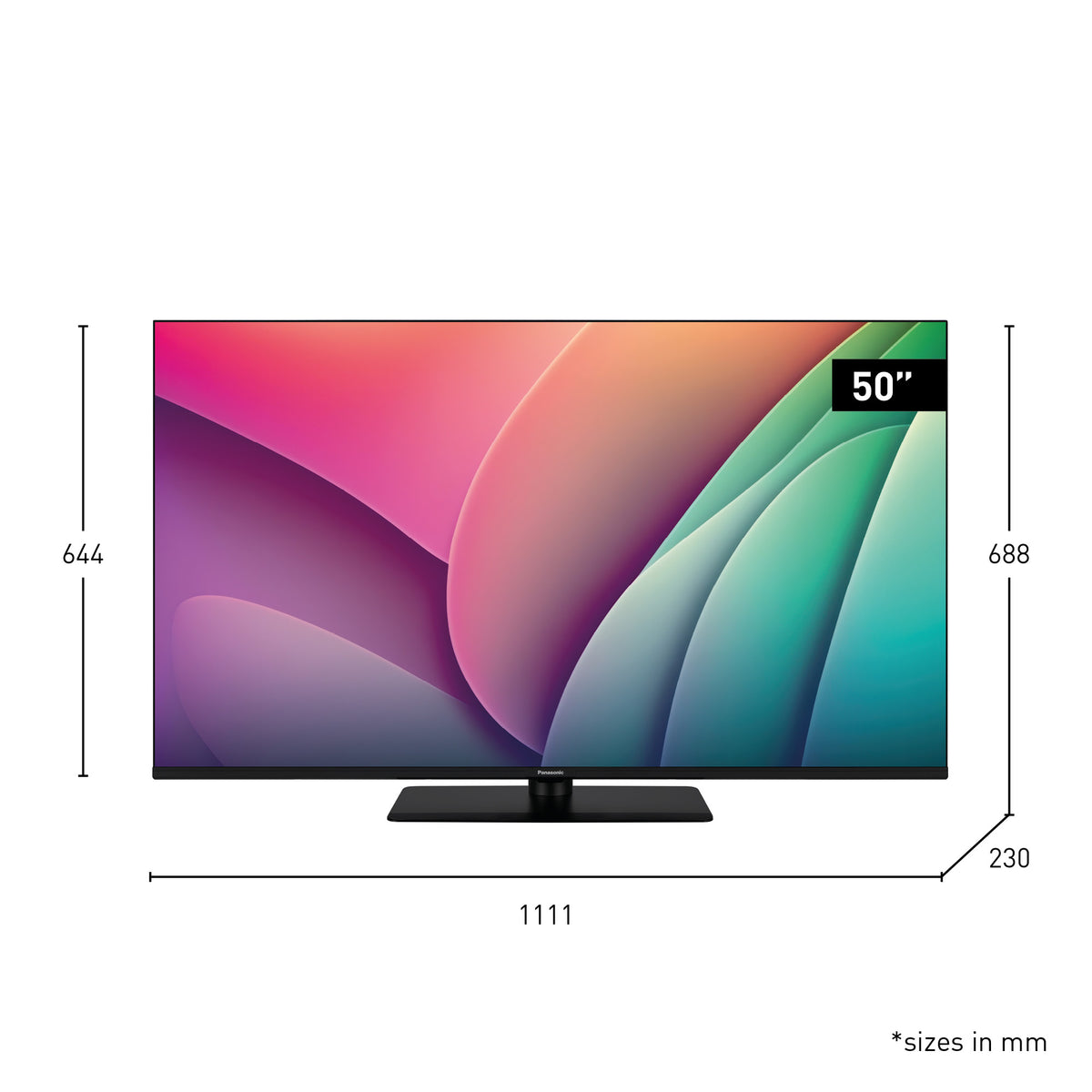 Televizor Panasonic, TV-50W80AEZ, Smart, 127 cm, QLED, 4K HDR 