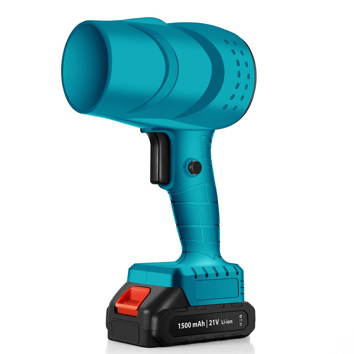 Suflanta de Aer Multifunctionala Portabila, Incarcare Auto, pentru Gratar, Masina, Indepartare Frunze si Praf, 1500 mAh, Viteta de Rotatie 25000 RPM, 2 Baterii de Li si Incarcator, Albastru