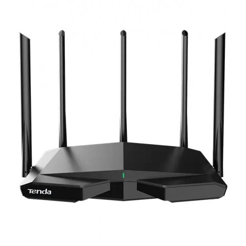 ROUTER Tenda wireless AX5700 Mbps, 1 x WAN Gigabit, 3 porturi LAN Gigabit, 2.4 GHz/5 GHz dual band, 5 antene externe, WI-FI 6E "TX27 PRO"