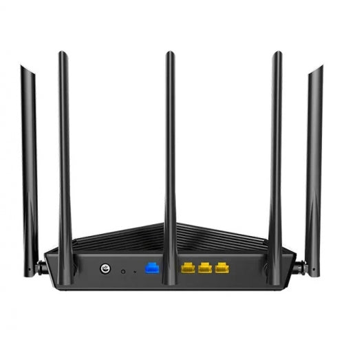 ROUTER Tenda wireless AX5700 Mbps, 1 x WAN Gigabit, 3 porturi LAN Gigabit, 2.4 GHz/5 GHz dual band, 5 antene externe, WI-FI 6E "TX27 PRO"