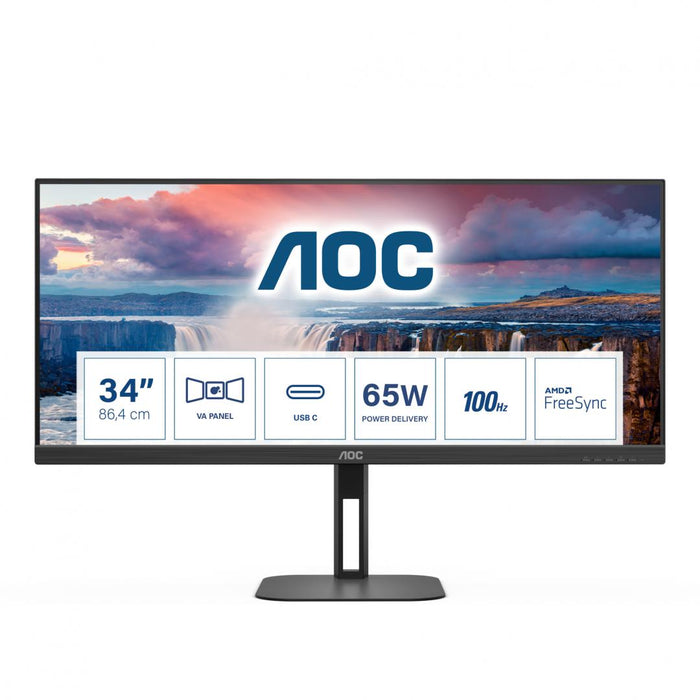Monitor 34" AOC U34V5C/BK "U34V5C/BK" – Monitoare gaming