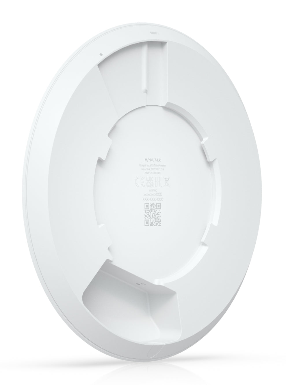 Ubiquiti UniFi U7-LR Long-Range Compact, ceiling-mount WiFi 7 AP with 5 spatial streams and extended signal range "U7-LR"