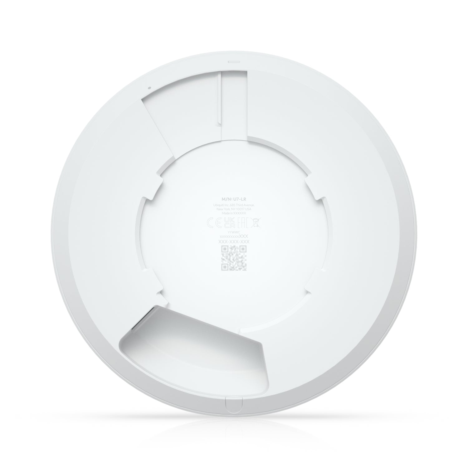 Ubiquiti UniFi U7-LR Long-Range Compact, ceiling-mount WiFi 7 AP with 5 spatial streams and extended signal range "U7-LR"