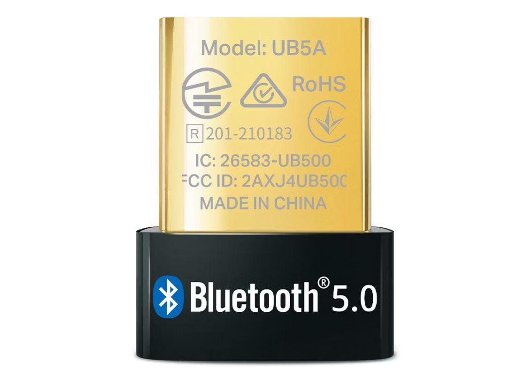 ADAPTOARE Bluetooth TP-Link, conectare prin USB 2.0, distanta 10 m (pana la), Bluetooth v5.0, antena interna, "UB5A"