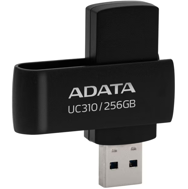 MEMORII USB Adata 256GB, USB-3.2, Criptare Hardware: Nu, Dimensiune mini: Da "UC310-256G-RBK"