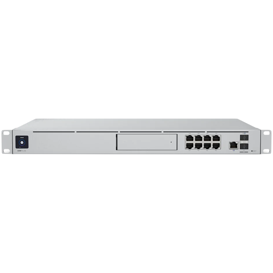 ROUTER Ubiquiti The Dream Machine Special Edition 1U Rackmount 10Gbps UniFi Multi-Application System with 3.5" HDD Expansion and 8Port PoE Switch "UDM-SE-EU"