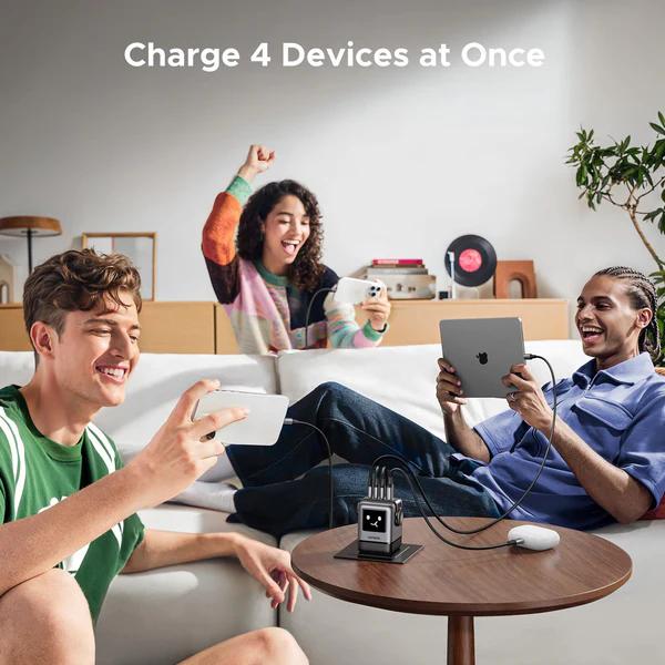 INCARCATOR retea Ugreen, Nexode "X688" Quick Charge 100W GaN, 3 x USB Type-C, 1 x USB, gri "45515B" - 6941876249787