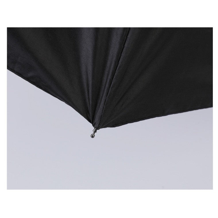 Umbrela, Protectie UV Soare, Protectie Ploaie, Pliabila, din Vinil si Otel, 96 x 67 cm, Negru