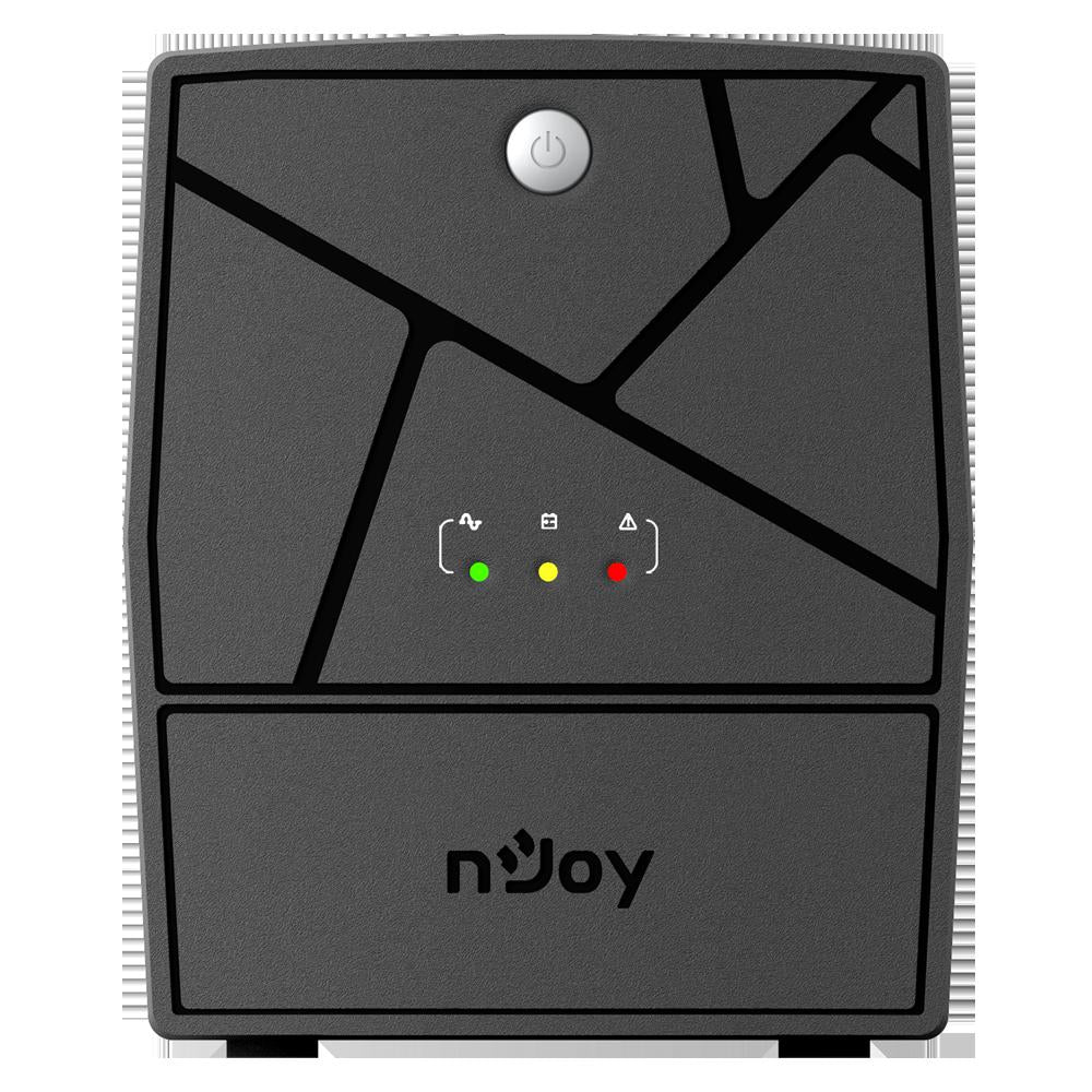UPS NJOY, "Keen 1000", Line Int. , mini tower, 1000VA/600W, AVR, Schuko x 4, 2 x baterie GP07122L, back-up 1 - 10 min., "UPLI-LI100KE-CG01B"