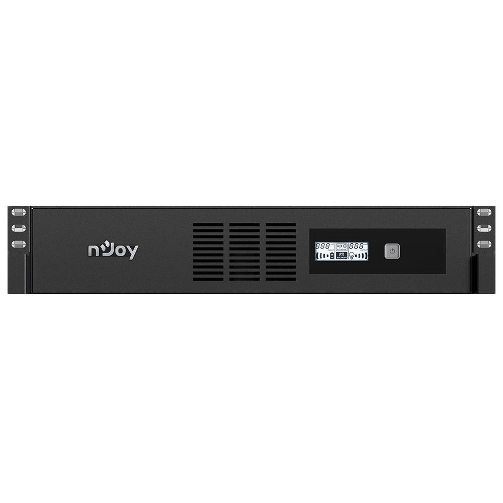 UPS NJOY, "CODE 2000 ", Line Int. cu sinusoida pura cu management, rack, 2000VA/1200W, AVR, IEC x 8, 2 x baterie GP09122L, display LCD, back-up 1 - 10 min., "UPLI-LI200CO-AZ01B"