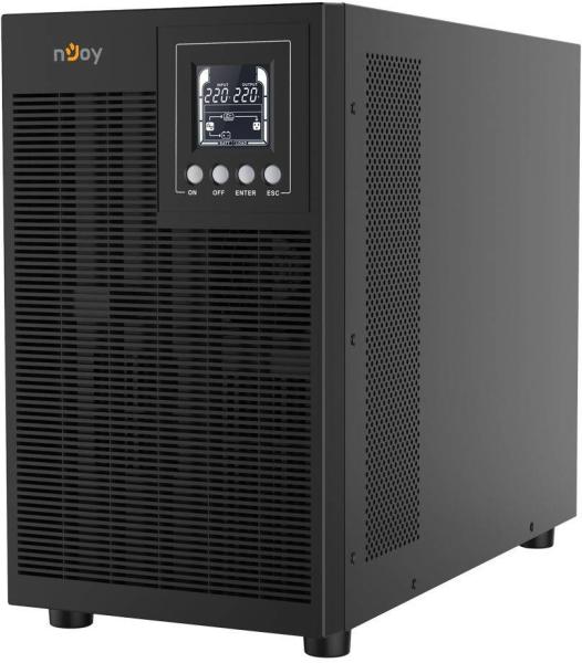 UPS Njoy "Echo Pro 3000", Online, Tower, 2400 W, fara AVR, Schuko x 4, LED, back-up 1 - 10 min. "UPOL-OL300EP-CG01B"