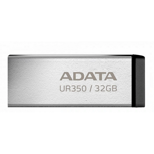 MEMORIE USB 3.2 ADATA 32 GB, carcasa metalica, gri, "UR350-32G-RSR/BK"