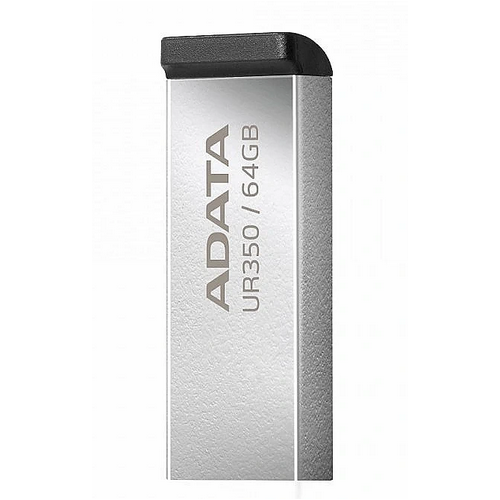 MEMORIE USB 3.2 ADATA 64 GB, carcasa metalica, gri, "UR350-64G-RSR/BK"