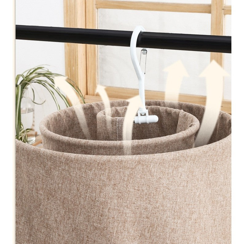 Uscator de Rufe Spiralat, din Otel Inoxidabil de 10 mm, Detasabil, 40 x 43 x 18 cm, Alb