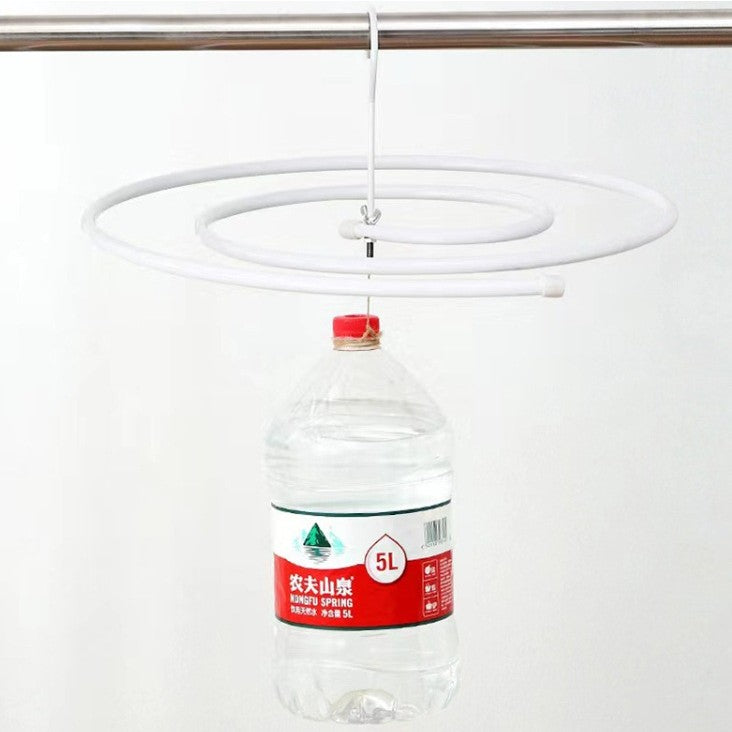 Uscator de Rufe Spiralat, din Otel Inoxidabil de 10 mm, Detasabil, 40 x 43 x 18 cm, Alb