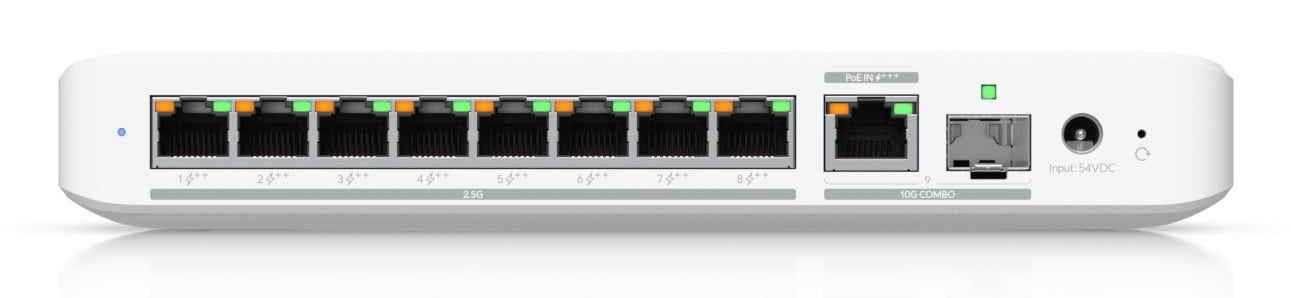 NET SWITCH 8PORT 2.5GBE/USW-FLEX-2.5G-8-POE UBIQUITI "USW-FLEX-2.5G-8-POE"