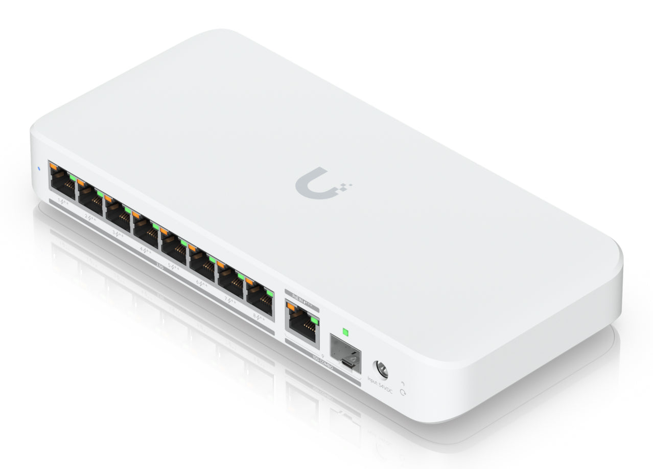 NET SWITCH 8PORT 2.5GBE/USW-FLEX-2.5G-8-POE UBIQUITI "USW-FLEX-2.5G-8-POE"
