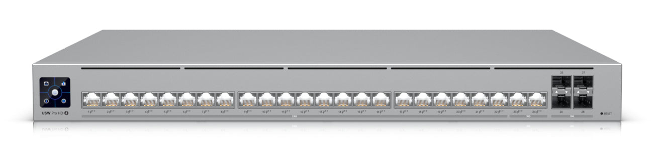 NET SWITCH 24PORT 2.5GBE POE/POE USW-PRO-HD-24-POE UBIQUITI "USW-PRO-HD-24-POE"