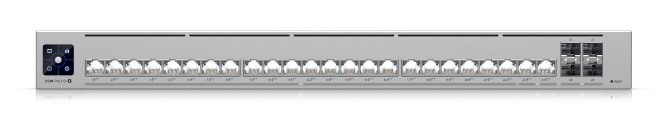 NET SWITCH 24PORT 2.5GBE POE/POE USW-PRO-HD-24-POE UBIQUITI "USW-PRO-HD-24-POE"