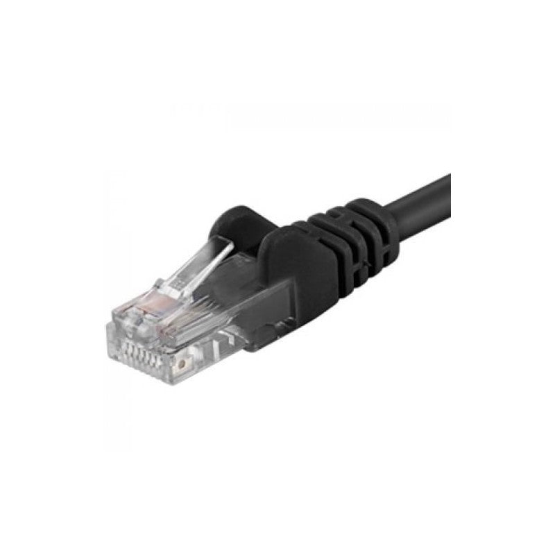Patchcord UTP RJ45-RJ45 Cat.6, 0.5m, negru, "UTP-6-0.5-BK"