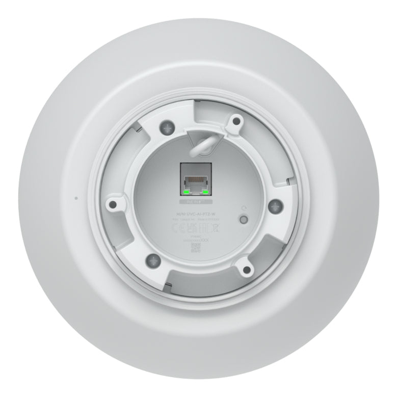 Ubiquiti UVC-AI-PTZ-W Industrial-grade 4K PoE++ PTZ camera with enhanced AI capabilities, 22x optical zoom, and long-range adaptive IR LED night vision "UVC-AI-PTZ-W" (timbru verde 0.8 lei)