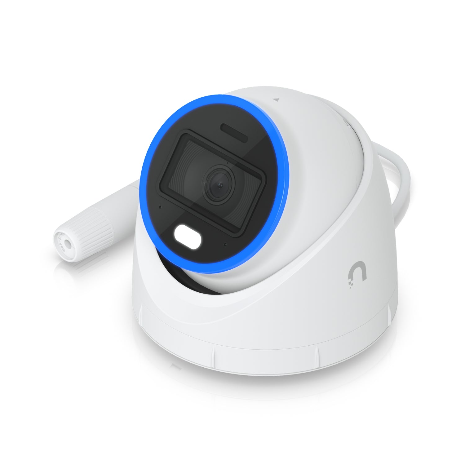 Ubiquiti UVC-AI-Turret-W All-weather, vandal-proof 4K PoE+ turret camera with enhanced AI capabilities and IR and visible LEDs for night vision "UVC-AI-TURRET-W" (timbru verde 0.8 lei)