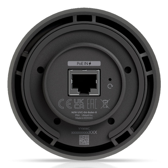 UBIQUITI UniFi G6 Bullet, 4K PoE Camera "UVC-G6-BULLET-B" (timbru verde 0.8 lei)
